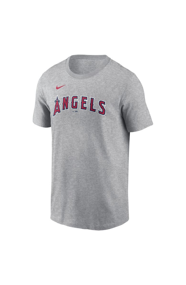 Nike Men's Nike Mike Trout Gray Los Angeles Angels Fuse Name & Number T-Shirt, Alternate, color, Gray