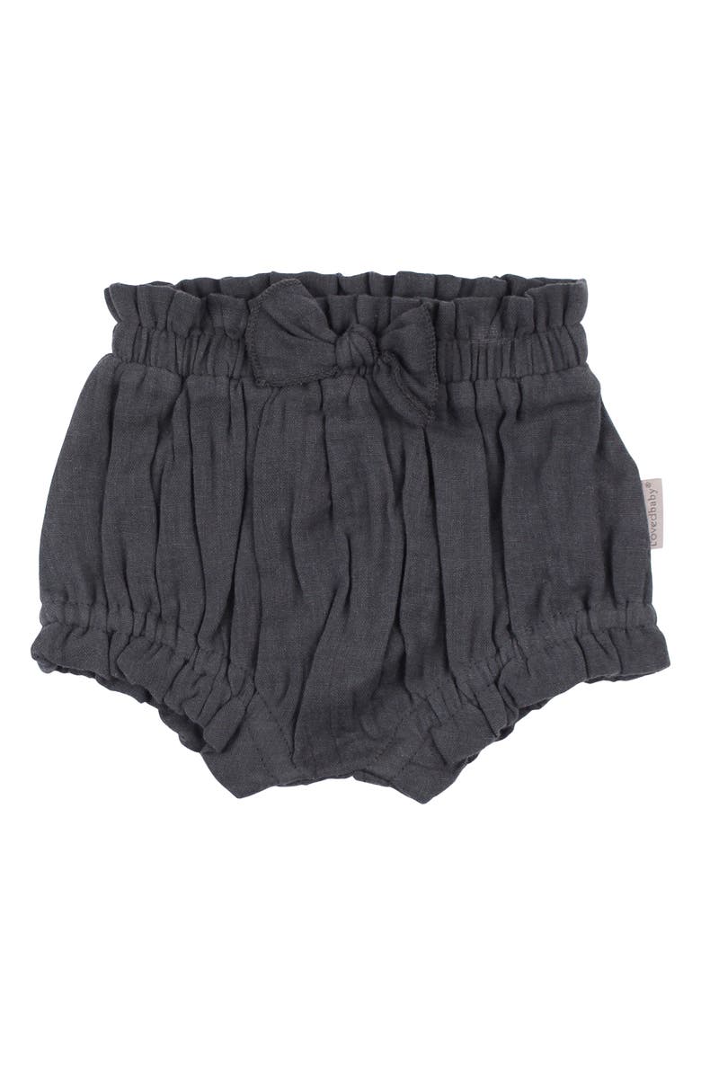 L'ovedbaby Organic Cotton Muslin Bloomers, Main, color, Chia Seed