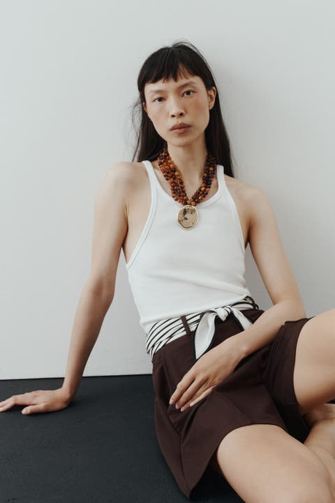Belted Tailored Shorts
