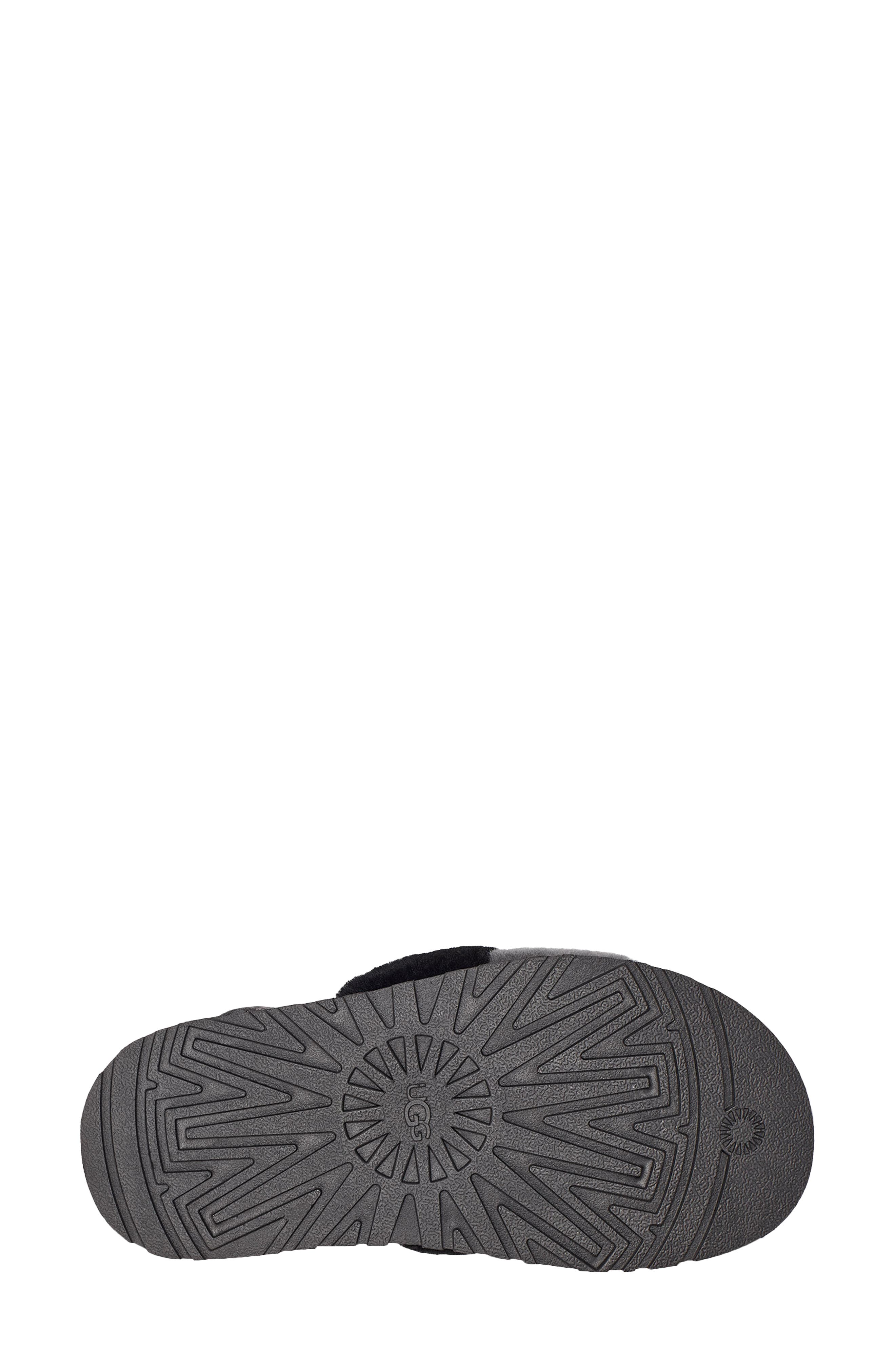 UGG<sup>®</sup> Disco Check Genuine Shearling Slingback Platform Slipper, Alternate, color, 