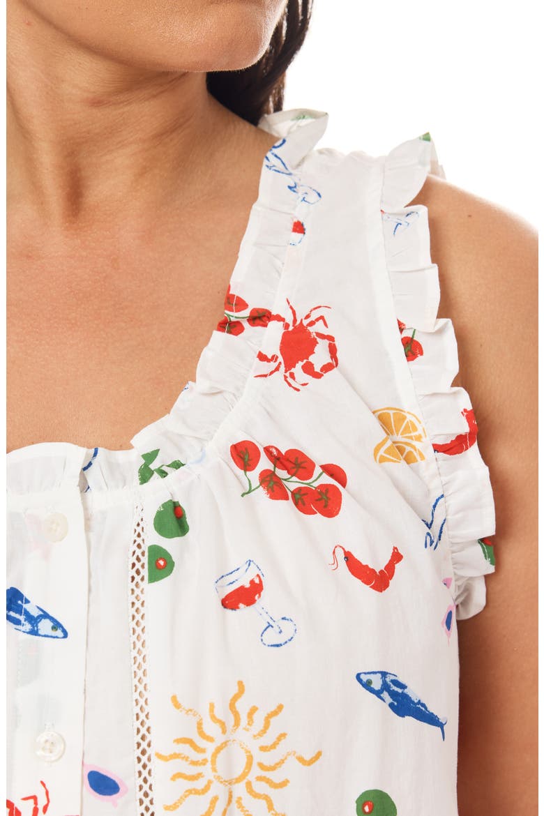 Katina Cotton Tank Top, Alternate, color, SUGAR SWIZZLE CONVERSATIONAL