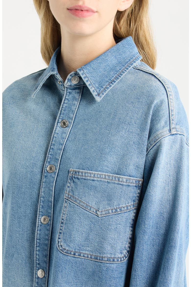 Chi Town Denim Shacket, Alternate, color, PRETTY PLEASE