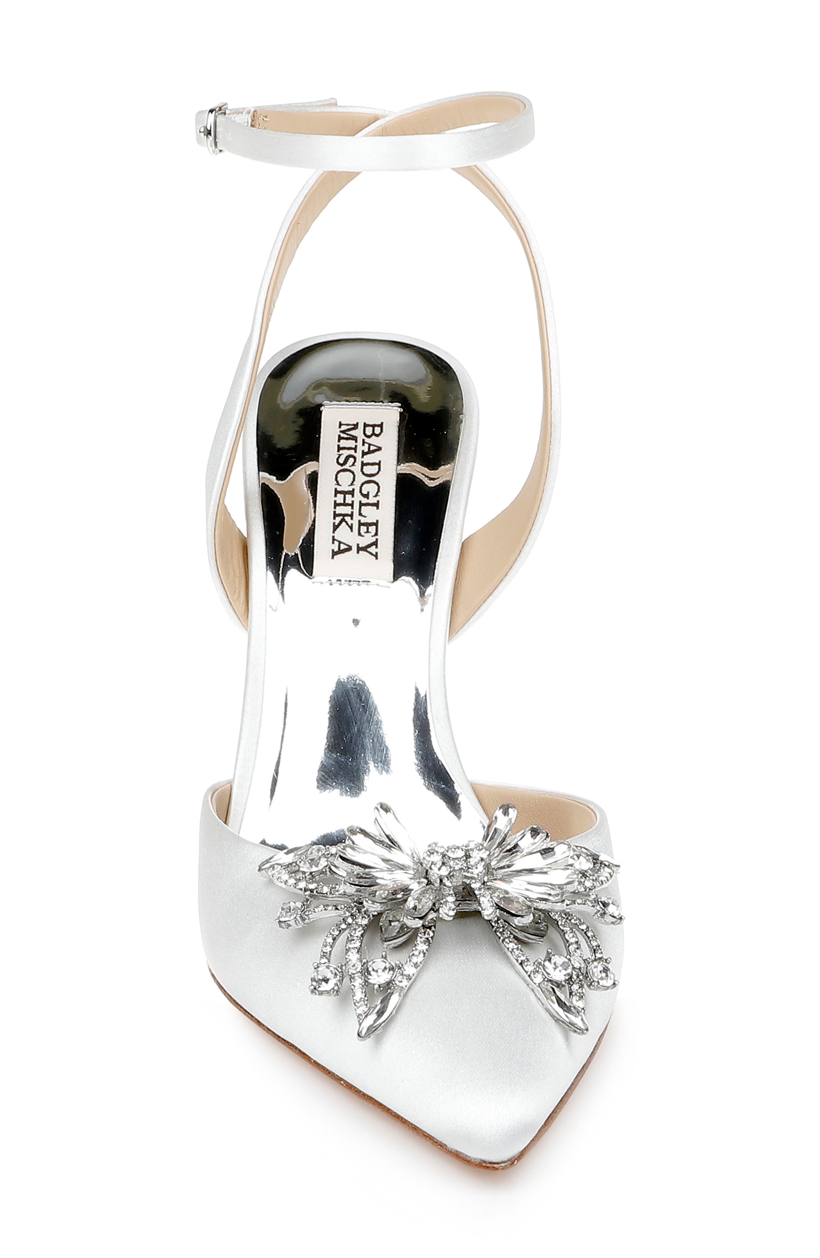 Kalista Ankle Strap Pump, Alternate, color, SOFT WHITE