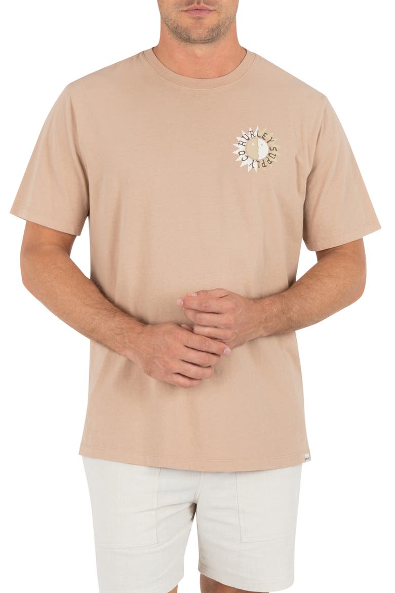 Day & Night Graphic T-Shirt, Main, color, BRISTLECONE