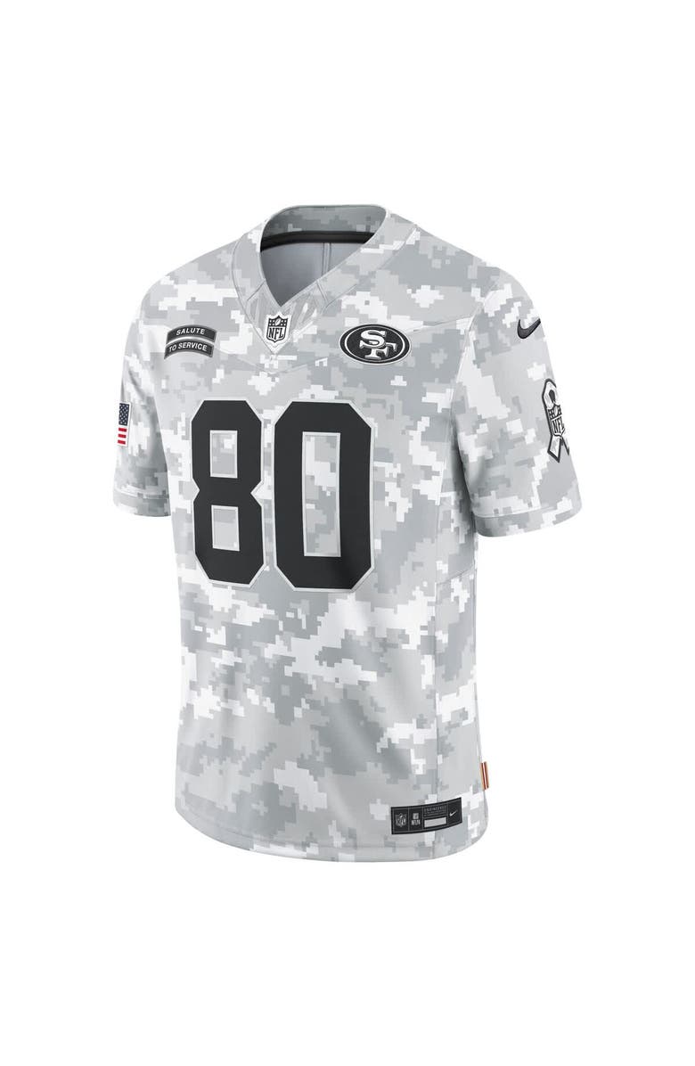 Nike Men's Nike Jerry Rice Arctic Camo San Francisco 49ers 2024 Salute to Service Retired Player Limited Jersey, Alternate, color, 
