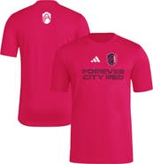 adidas Men's adidas Pink St. Louis City SC 2025 Jersey Hook AEROREADY T-Shirt