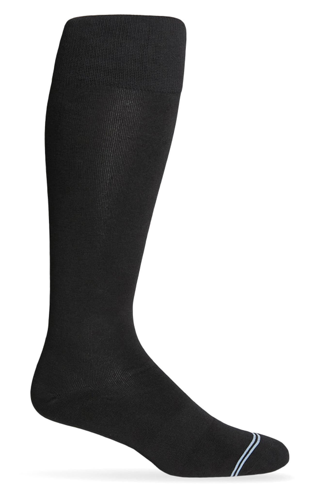 Nyx Black Mid-Calf Premium Novelty Dress Socks