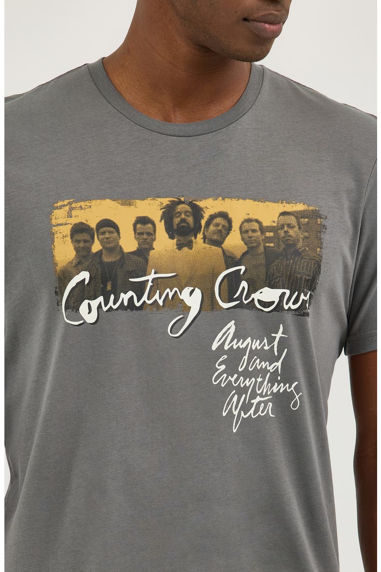 Counting Crows Graphic T-Shirt, Alternate, color, PEWTER