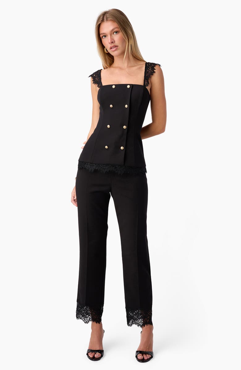 CAMI NYC Cheyenne High Waist Pants, Alternate, color, Black