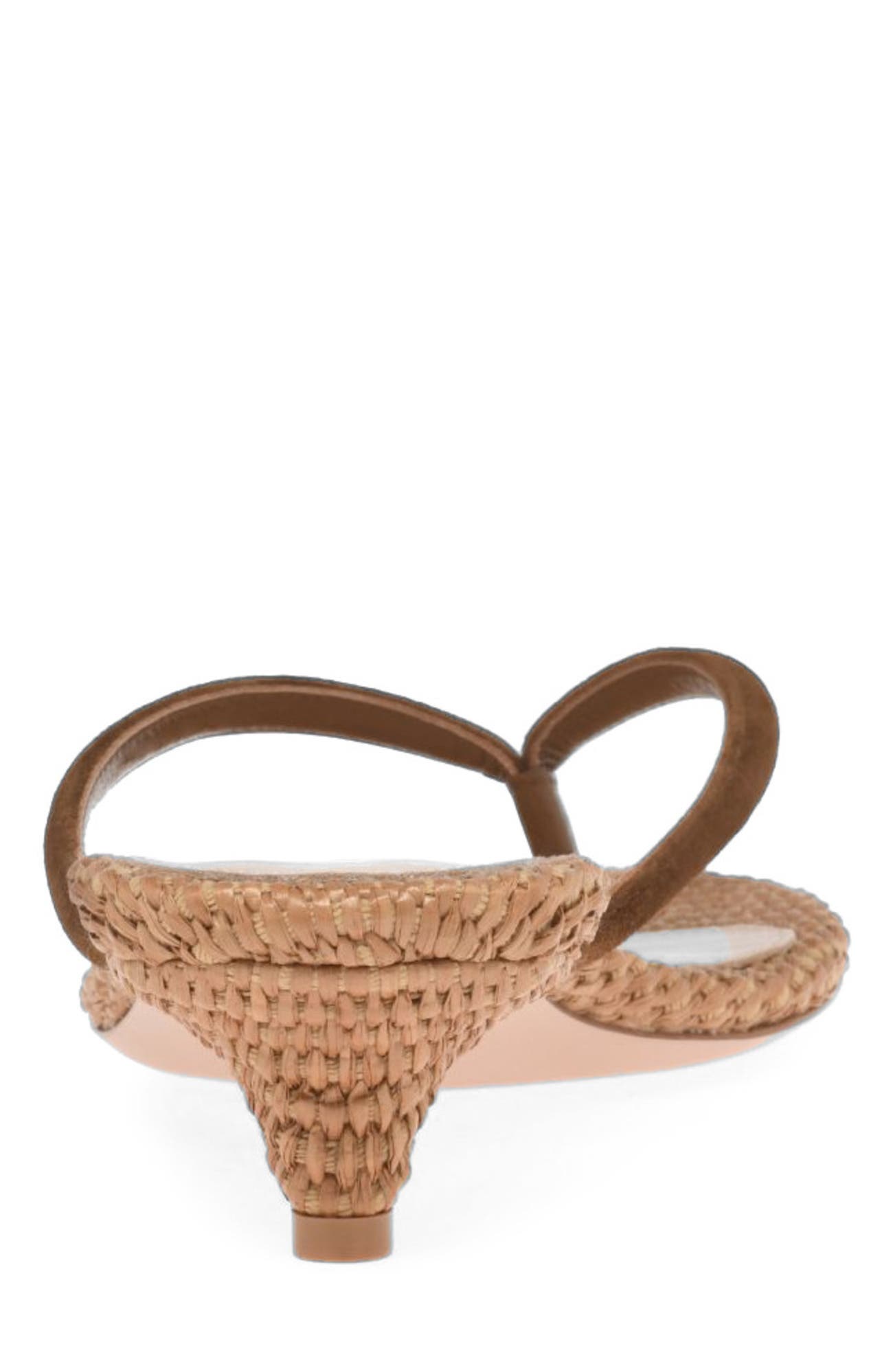 Calypso Thong, Alternate, color, Brown Suede Leather