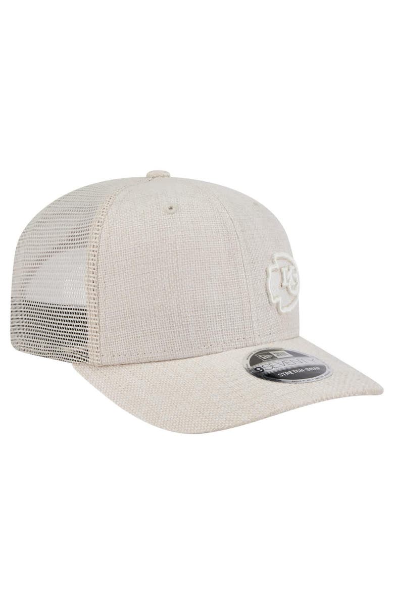 New Era Men's New Era Natural Kansas City Chiefs Flawless 9SEVENTY Stretch-Snap Hat, Alternate, color, 