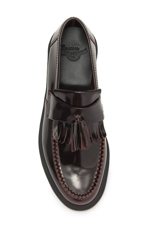 Dr. Martens' Dr. Martens Adrian Loafer In Cherry Red Arcadia