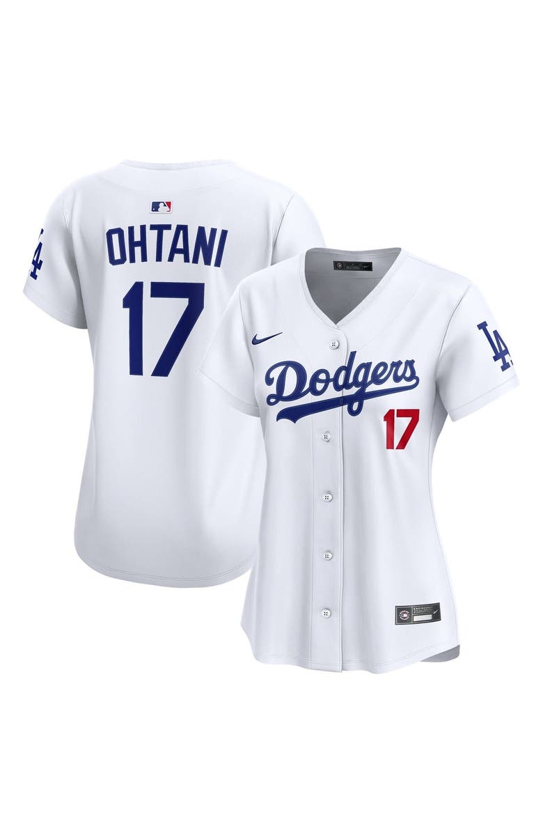 Nike Women's Nike Shohei Ohtani White Los Angeles Dodgers Home Limited Jersey, Main, color, 