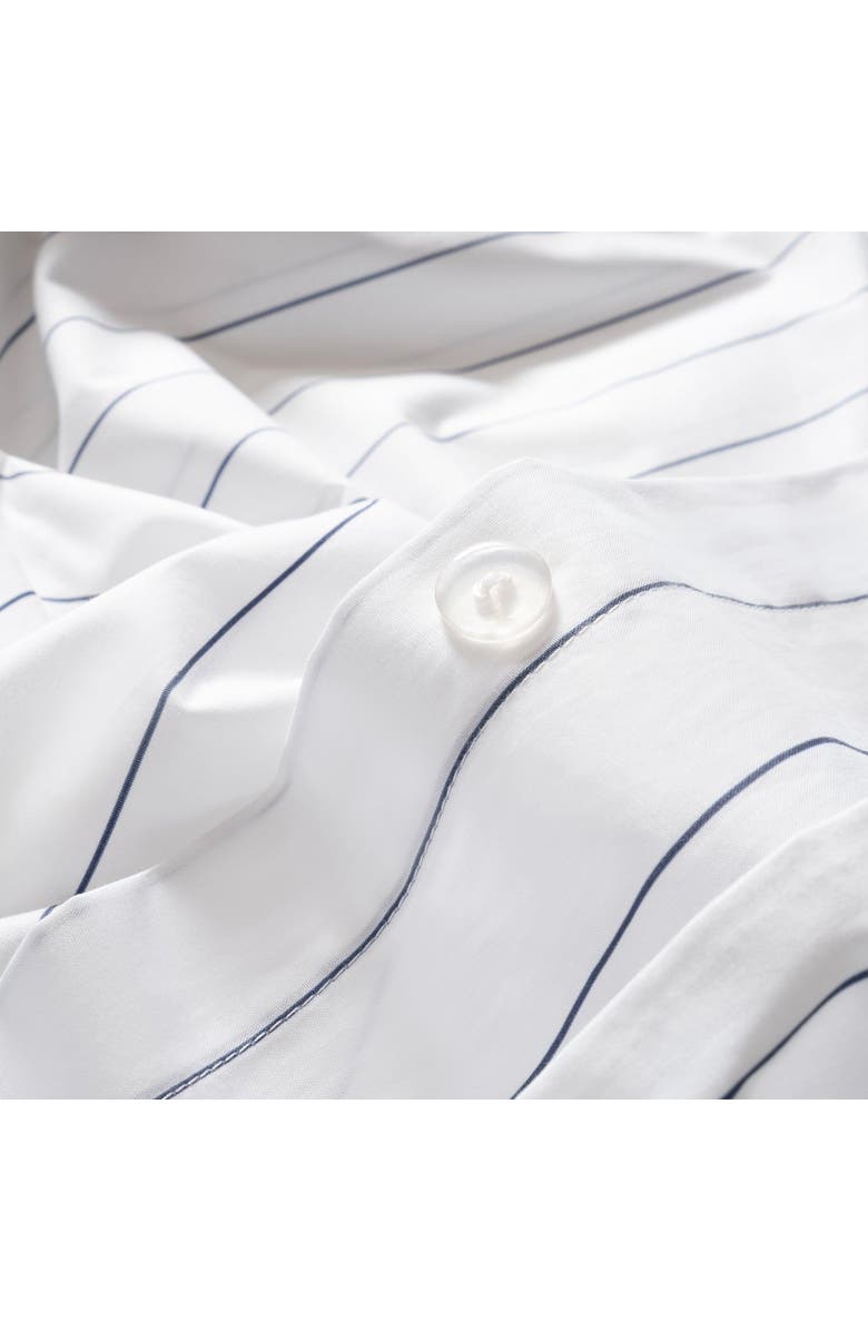 Zsa Zsa Zsu Brito Printed 200 Tc Percale King Size 100% Cotton Duvet Cover Set 94X87 In, Alternate, color, White