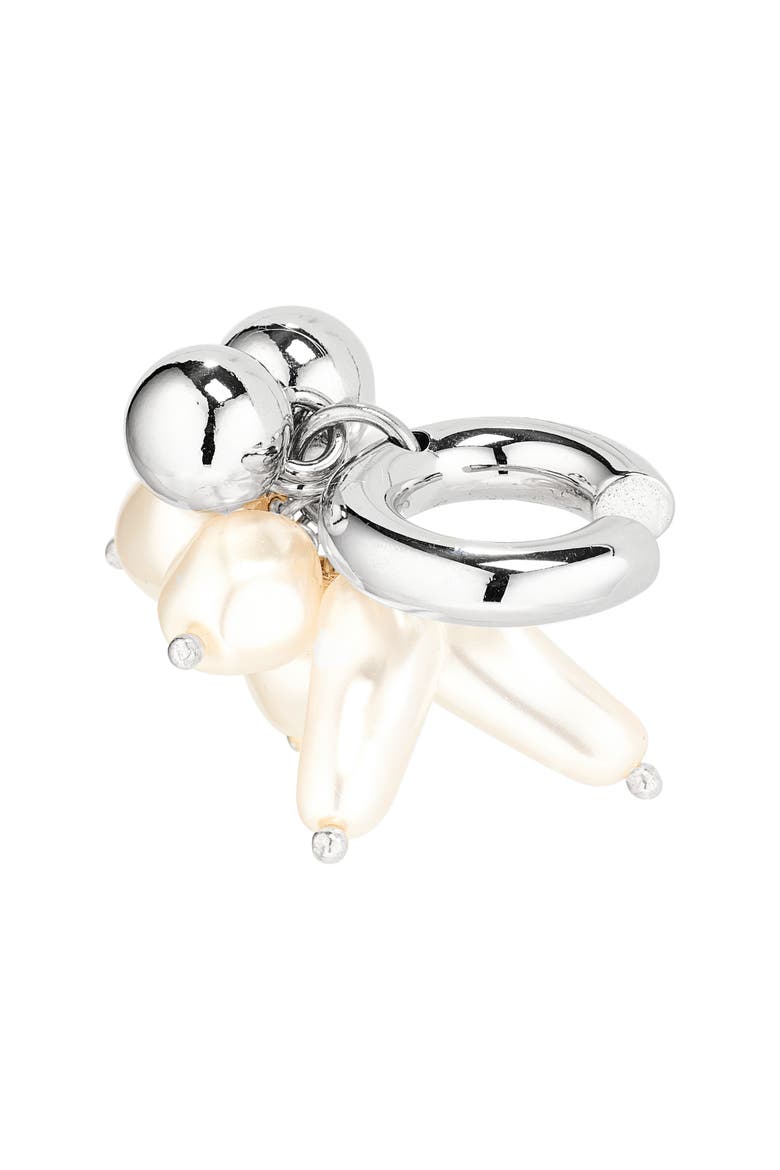 Abbey Ear Cuff, Alternate, color, PALLADIUM