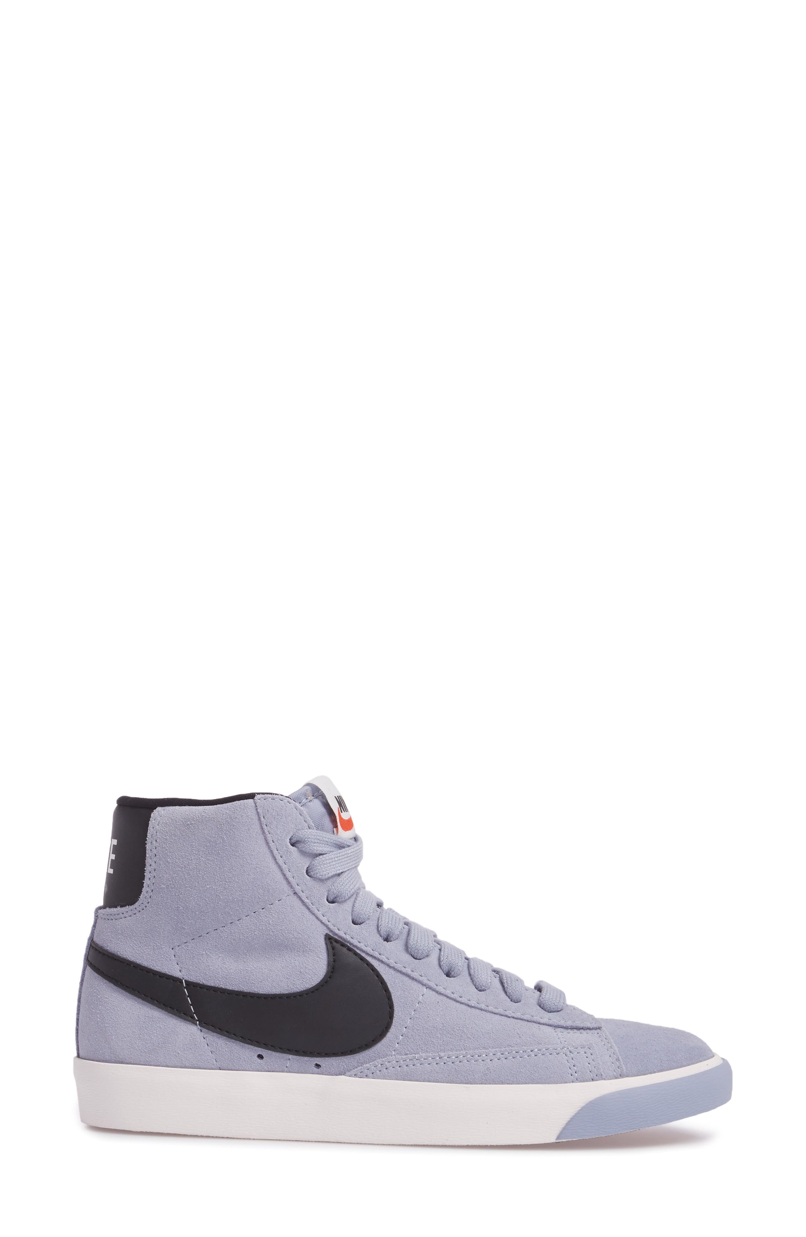Blazer Mid Vintage Sneaker, Alternate, color, GLACIER GREY/BLACK-IVORY