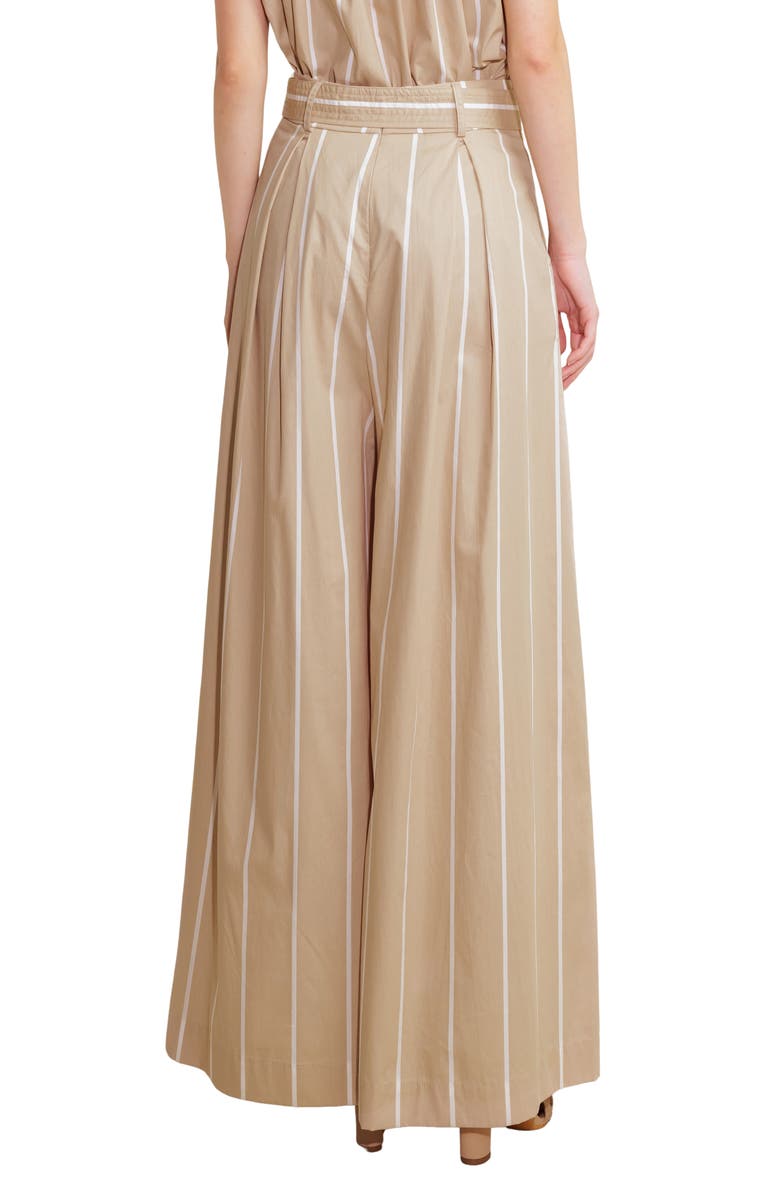 FREEMARKET Striped Pant, Alternate, color, Taupe/ White