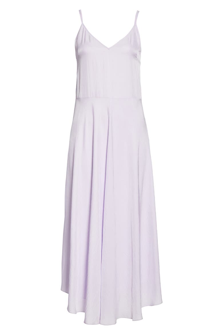 Double Layer Midi Dress, Alternate, color, PALE IRIS