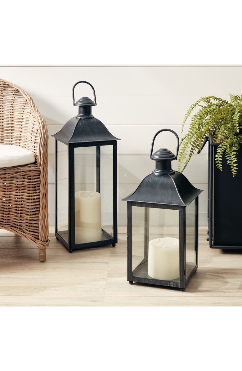 Napa Home & Garden Coach House Outdoor Lantern 30", Alternate, color, Black