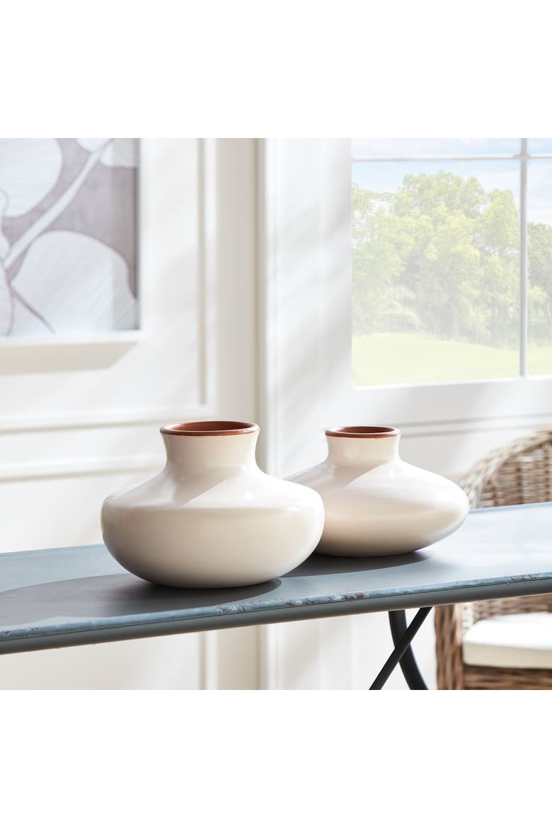 Fiorella Vase, Alternate, color, White