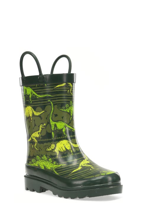 Kids' Dino Quest Waterproof Rain Boot (Toddler & Little Kid)