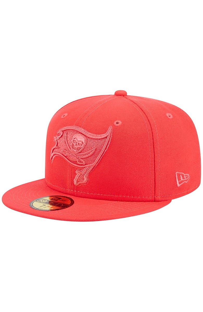 New Era Men's New Era Red Tampa Bay Buccaneers Color Pack Brights 59FIFTY Fitted Hat, Main, color, Red