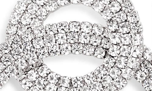 Tasha Crystal Frontal Hoop Earrings