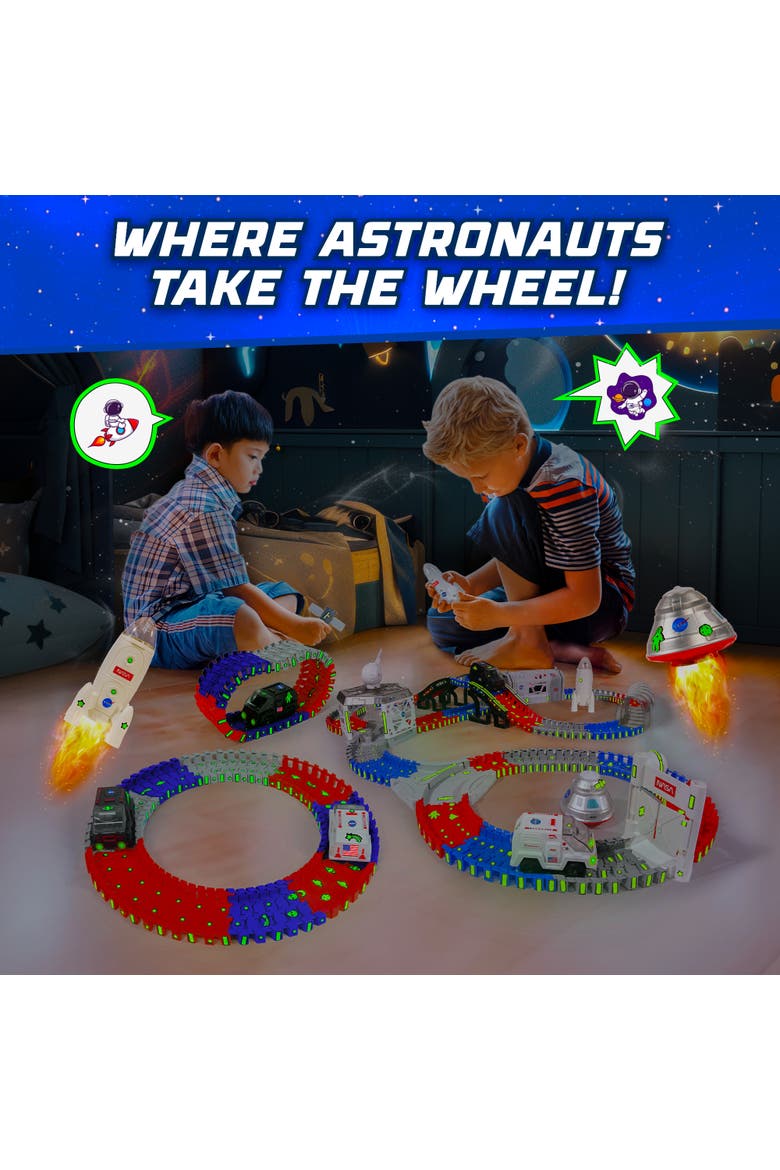 Lunar Loop NASA Space Tracks Playset 225 Pieces, Alternate, color, Multi Color