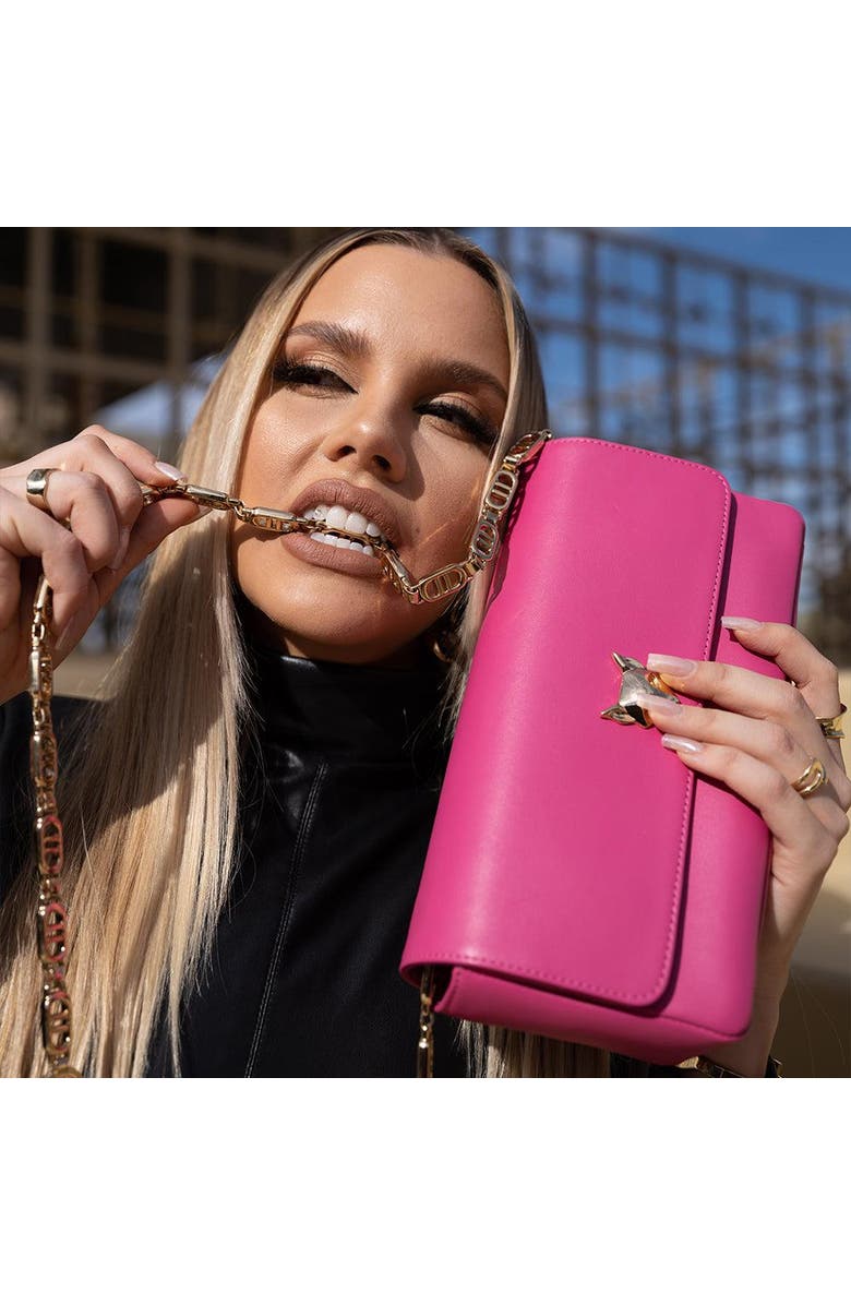 DESERI Michele Clutch Bag, Alternate, color, Pink