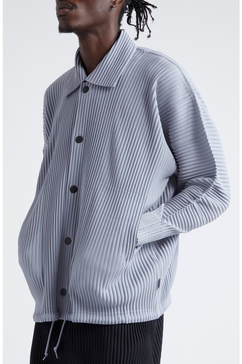 Monthly Colors August Pleated Cardigan, Alternate, color, MOLE GRAY