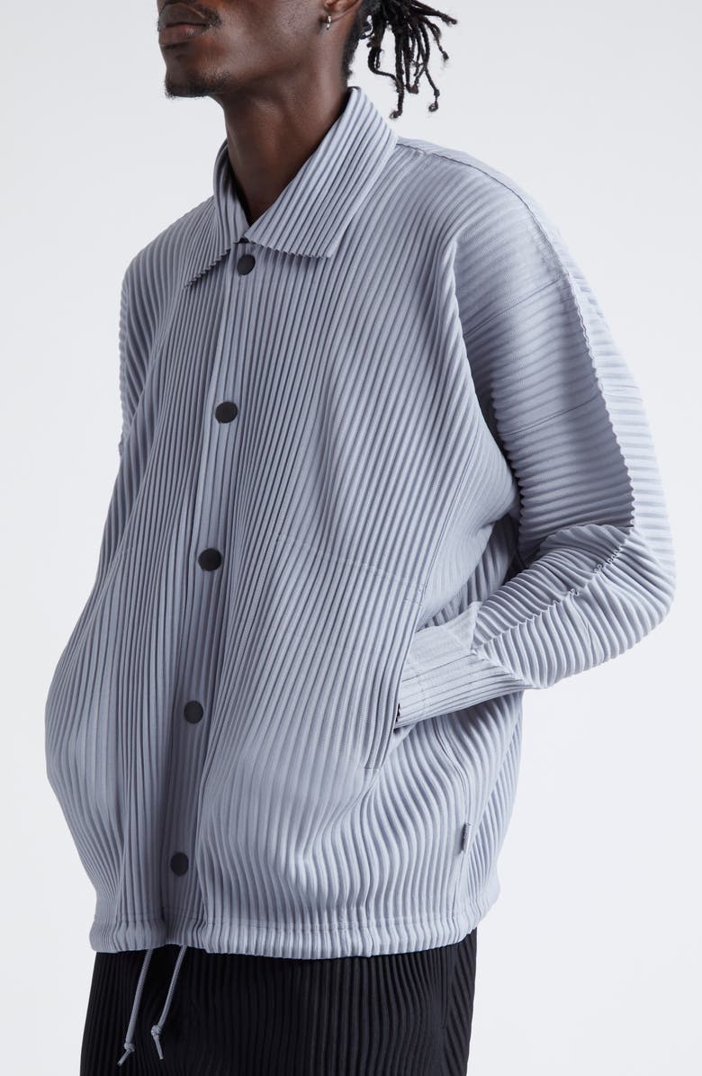 Homme Plissé Issey Miyake Monthly Colors August Pleated Cardigan, Alternate, color, 