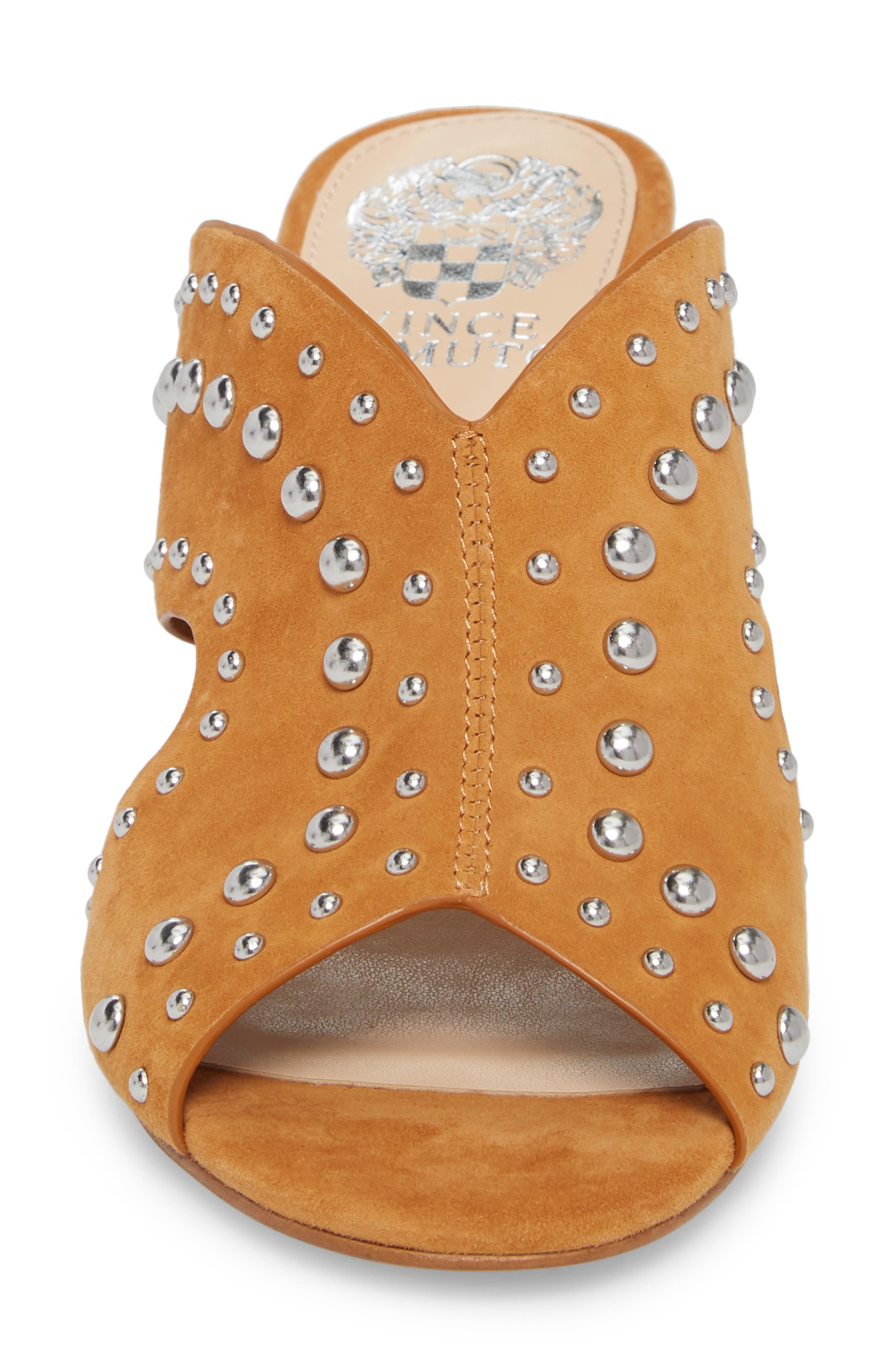 Jorlyn Mule, Alternate, color, CREAMY CARAMEL SUEDE