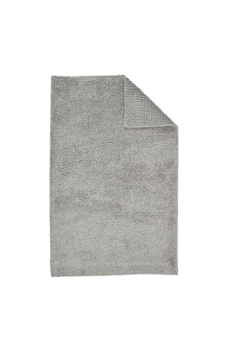 CHRISTY Reversible Deep Pile Thick Cotton Bath Rug, Alternate, color, Silver