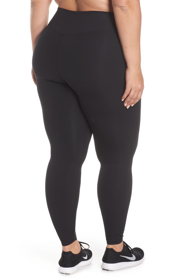 One Lux Training Tights, Alternate, color, BLACK/ CLEAR