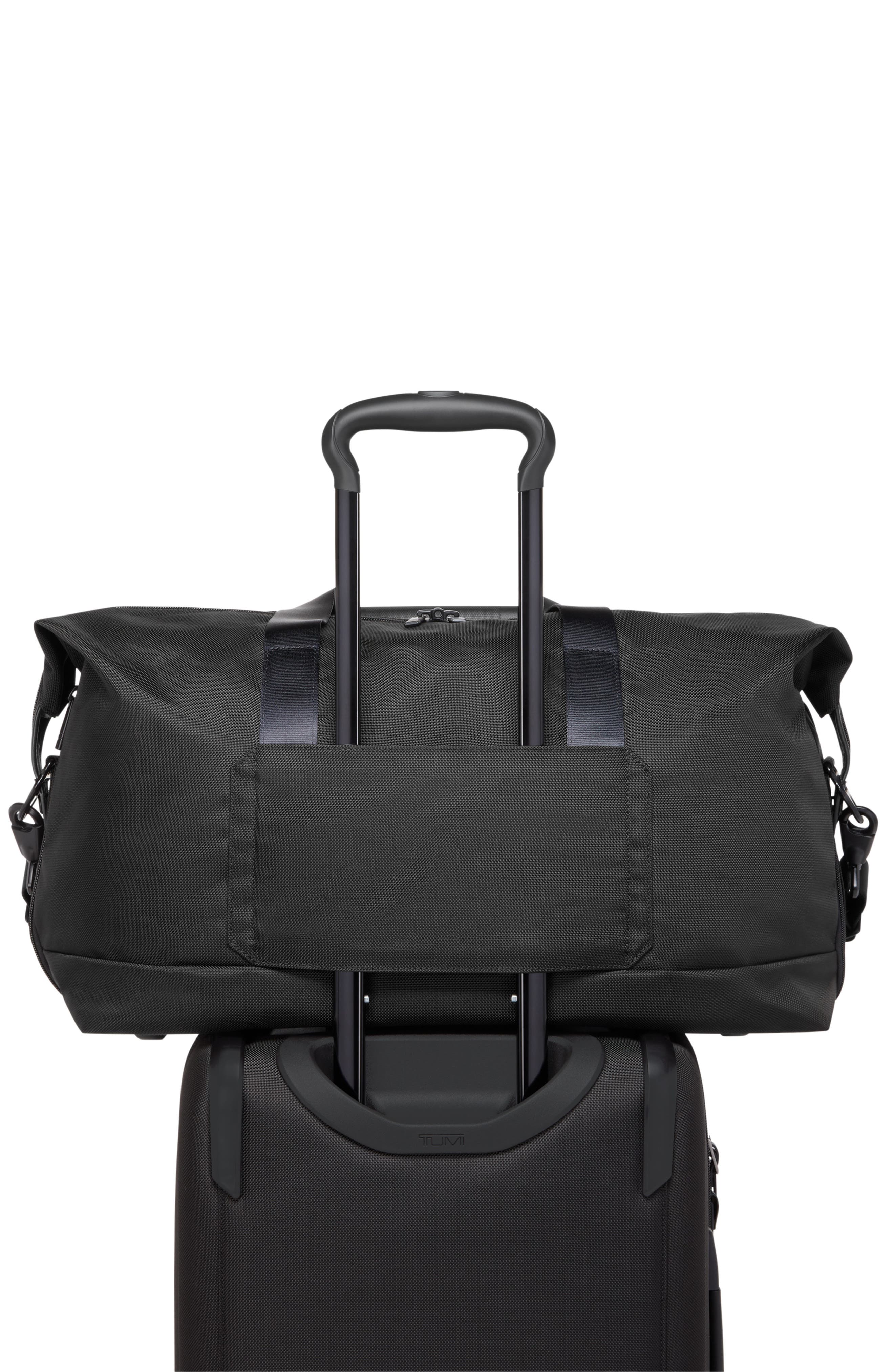 TUMI Double Expansion Duffel, Alternate, color, Black