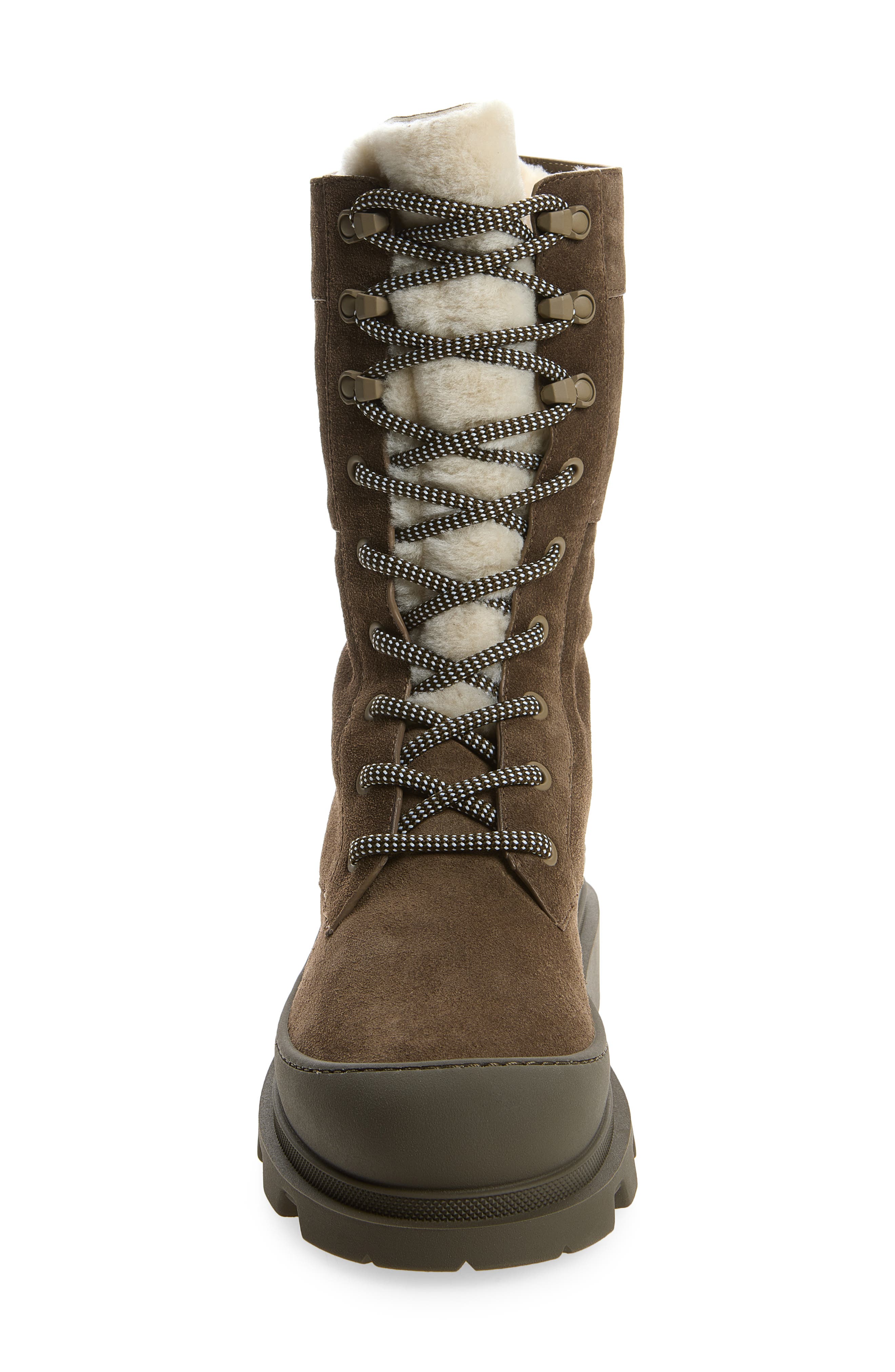 Vera Genuine Shearling Trim Boot, Alternate, color, WARM TAUPE