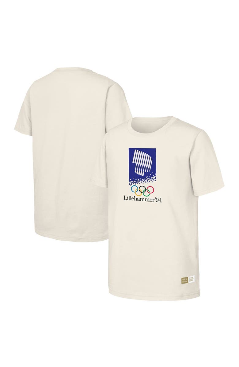 Outerstuff Men's  Natural 1994 Lillehammer Games Olympic Heritage T-Shirt, Main, color, 