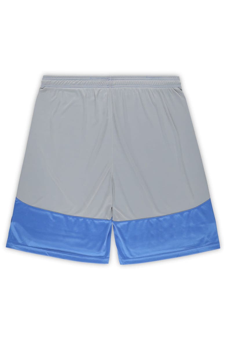 Men's Fanatics Branded Blue Detroit Lions Big & Tall Team Logo Shorts, Alternate, color, Blue