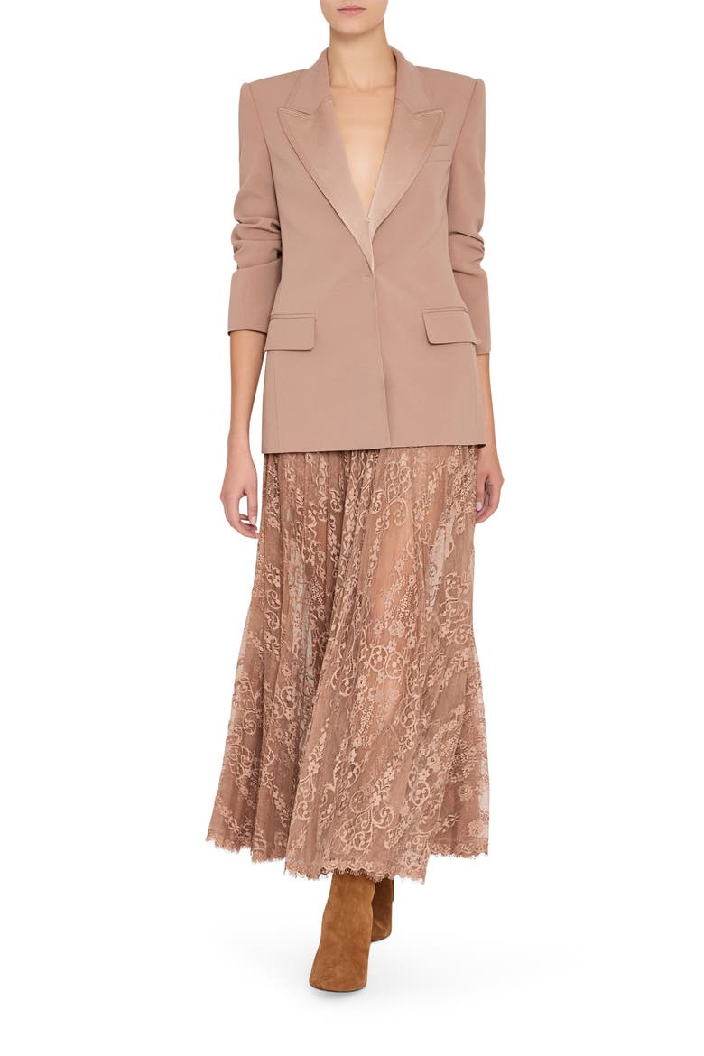 Dylan Peak Lapel Jacket, Alternate, color, TOFFEE