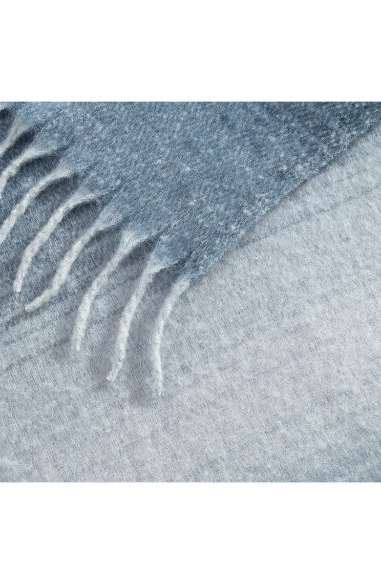 Kenneth Cole Faux Mohair Throw, Alternate, color, Blue