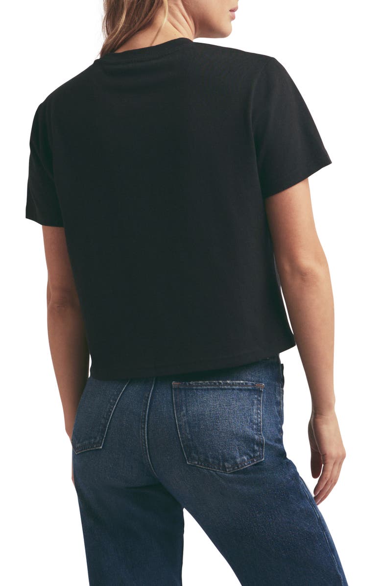 Favorite Daughter The Favorite Organic Cotton T-Shirt, Alternate, color, Black