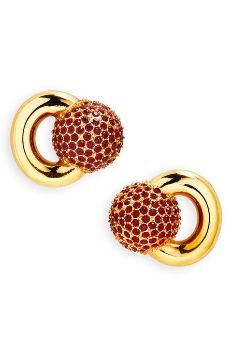 Pavé Sphere Stud Earrings