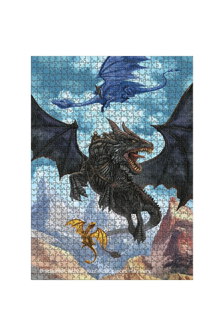 Dragon Rider 1000 Piece Puzzle, Alternate, color, Multicolored