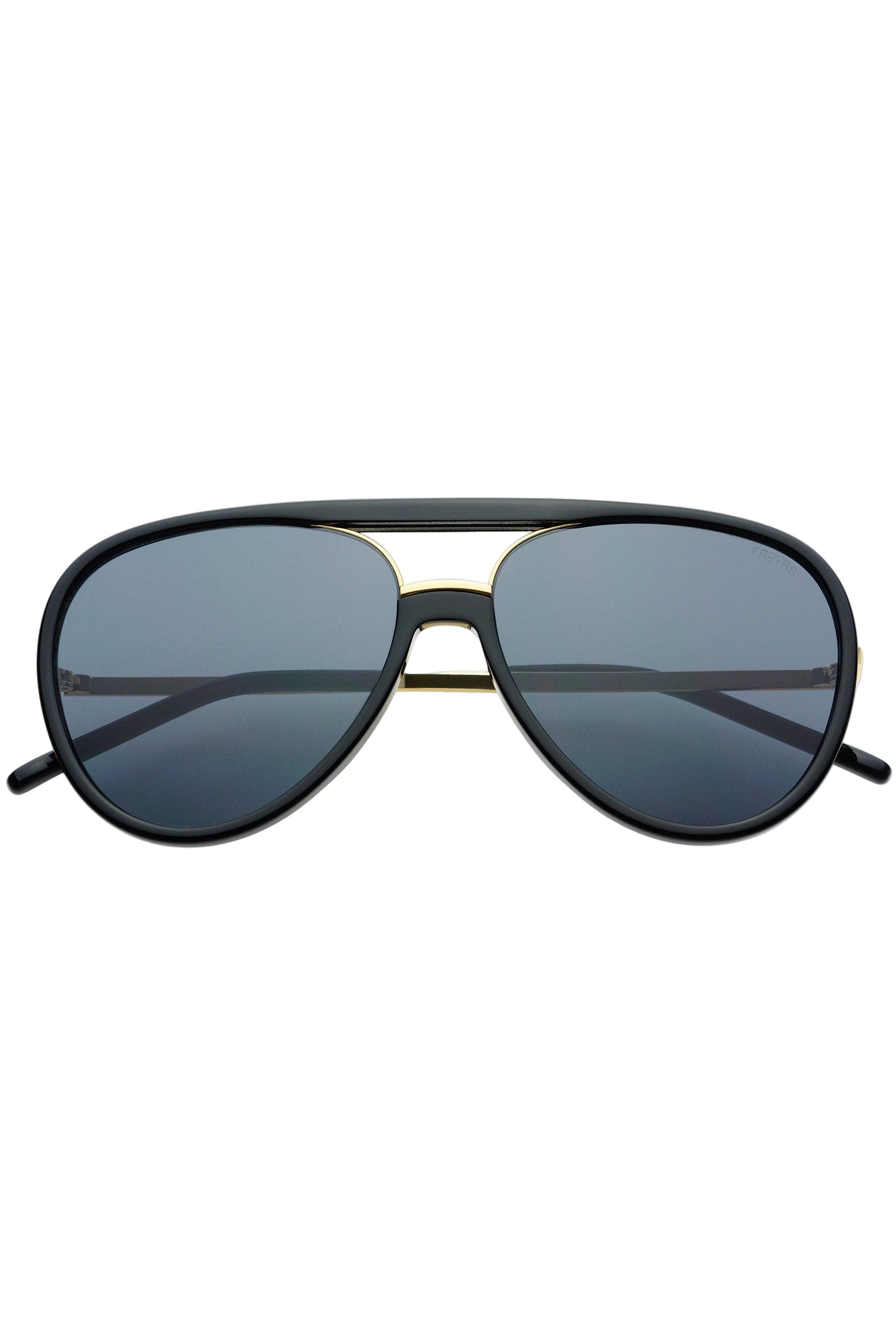 Freyrs Eyewear Shay Aviator Sunglasses In Black