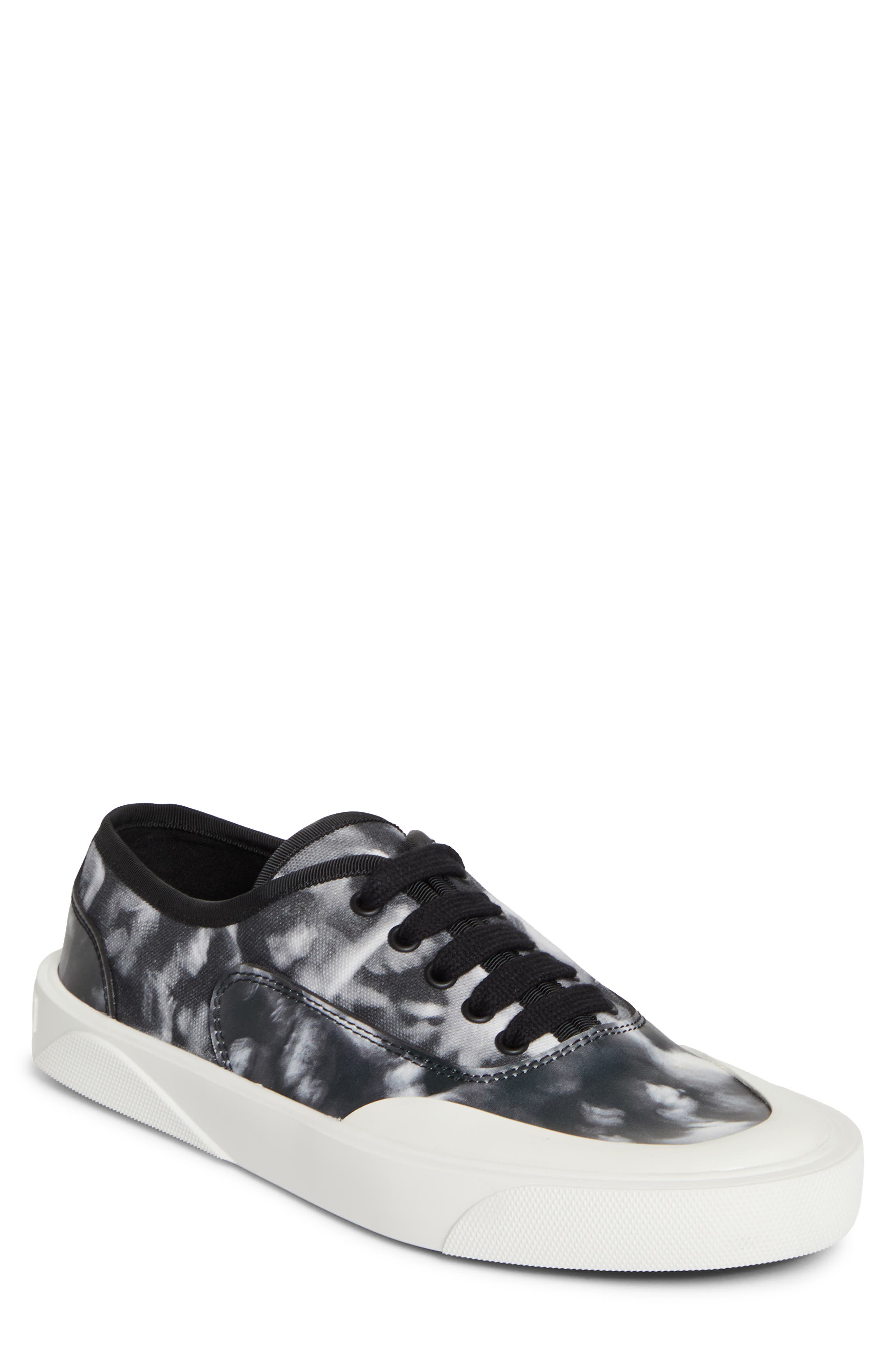 Christian Louboutin Moises Print Tactical Skate Sneaker, Main, color, B030-Black White
