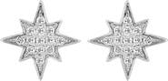 EFFY Sterling Silver Diamond Burst Stud Earrings - 0.22 ctw.