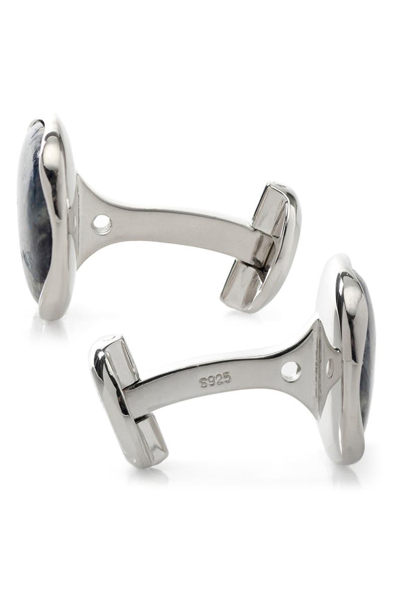 Cufflinks, Inc. Pietersite Cuff Links, Alternate, color, Navy