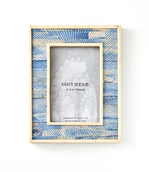 Matr Boomie Neela Picture Frame In Blue - 4x6