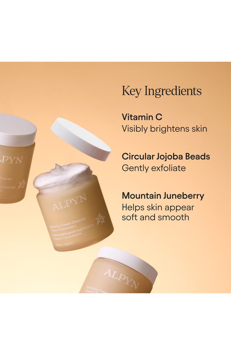 Alpyn Hydrating Cream Cleanser with Vitamin C & Juneberry, Alternate, color, 