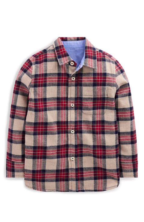 Kids' Cosy Cotton Check Shirt